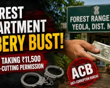 Eight Held in Maharashtra Forest Department Bribery Case Over Permission to Cut Teak Tree